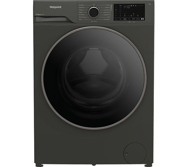 An image of HOTPOINT FabricCare HBCA 123G CARE UK 12 kg 1400 Spin Washing Machine - Grey
