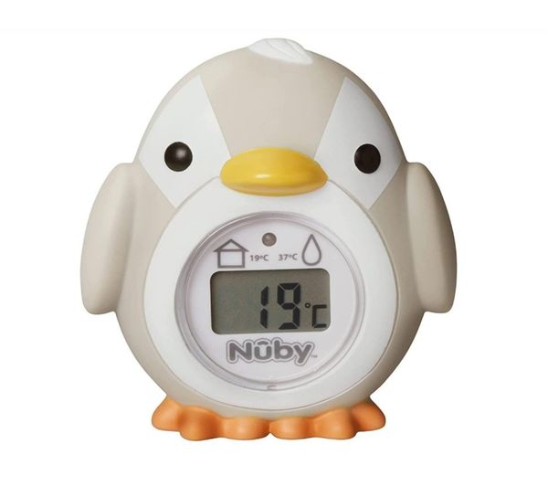 An image of NUBY Bath and Room Thermometer - Penguin Design