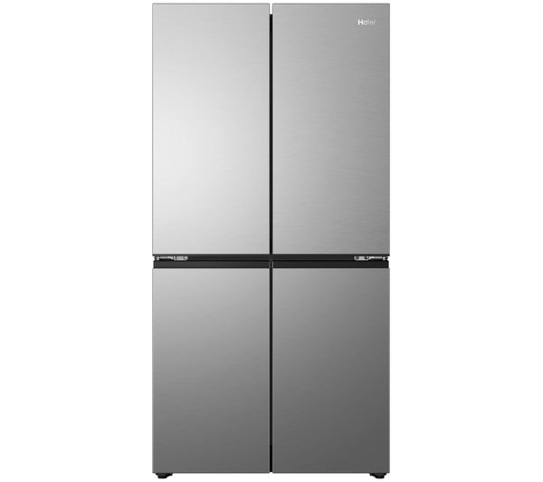 An image of HAIER Cube 90 Series 5 HCR59F18DNMM Fridge Freezer - Inox
