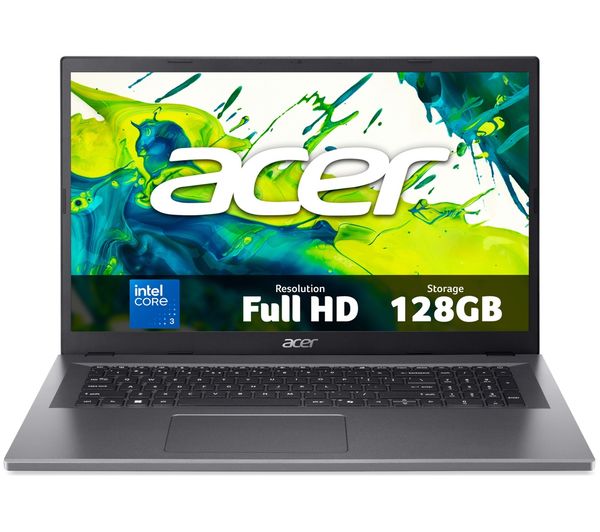 An image of ACER Aspire Go 17 17.3" Laptop - Intel® Core™ 3, 128 GB UFS, Grey