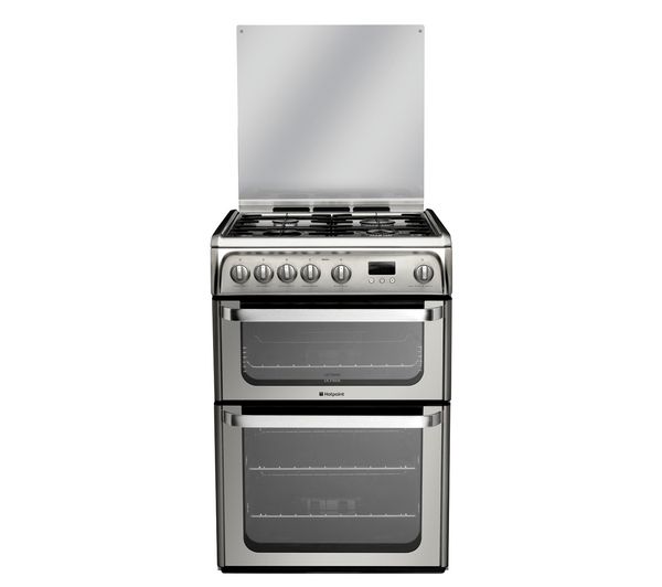 HOTPOINT HUG61X Gas Cooker - Stainless Steel, Stainless Steel