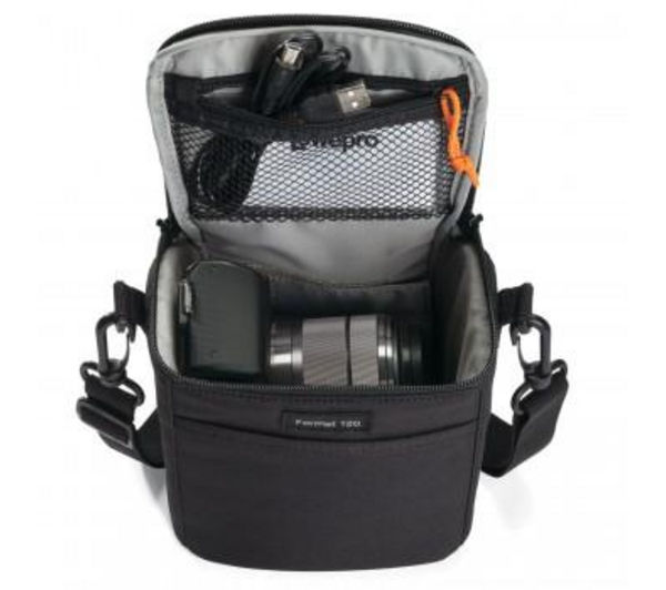 LOWEPRO Format 120 Compact System Camera Bag - Black Deals | PC World