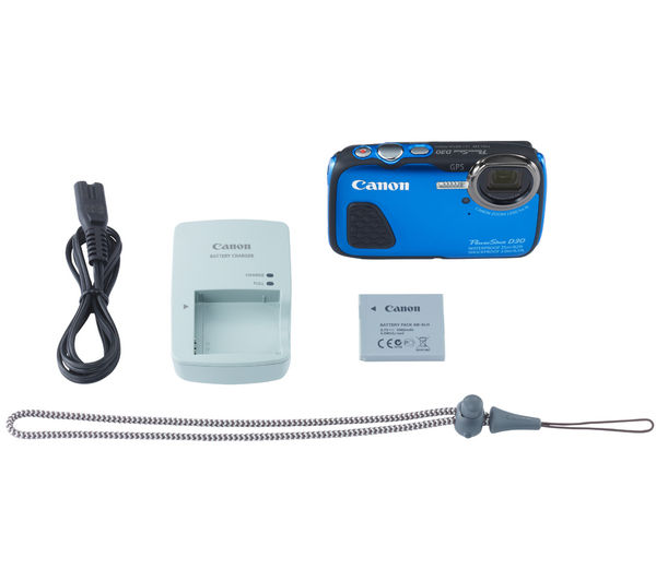 9337B012 CANON PowerShot D30 Tough Compact Camera Blue Currys