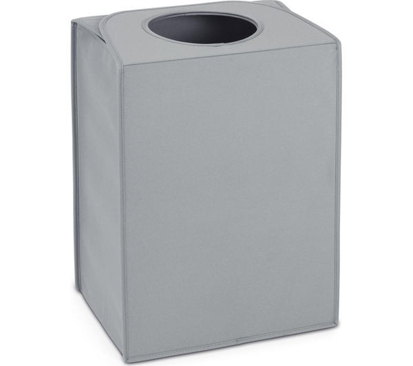 BRABANTIA Rectangular 55-litre Laundry Bag - Cool Grey, Grey