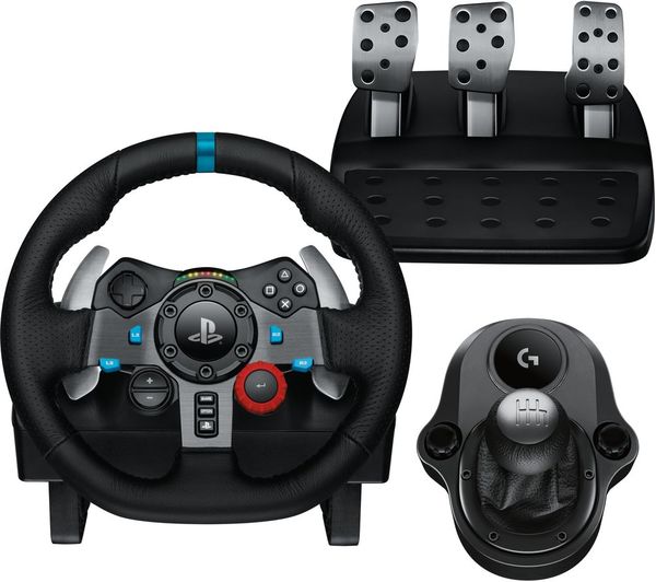 LOGITECH Driving Force G29 Racing Wheel - Black, Black