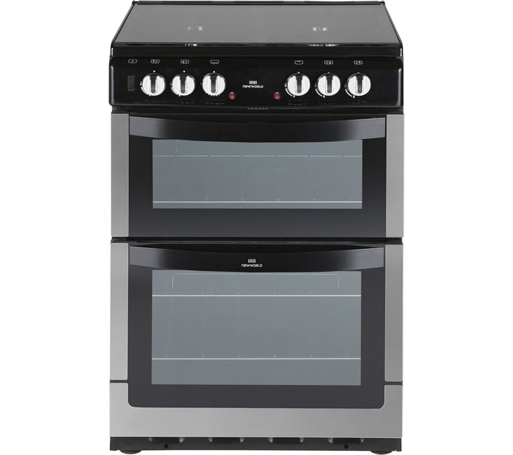NEW WORLD 601DFDOL Dual Fuel Cooker – Stainless Steel, Stainless Steel