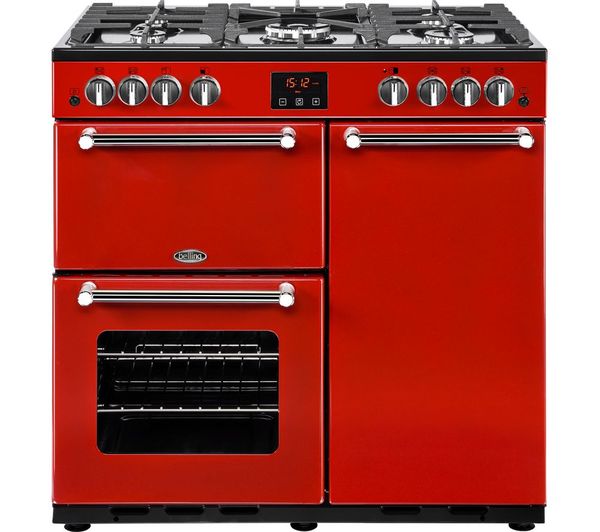 technika 90cm dual fuel upright cooker