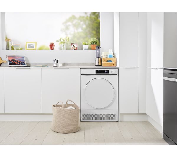 737325 SHARP KDNCB9S7PW9EN 9 kg Condenser Tumble Dryer White