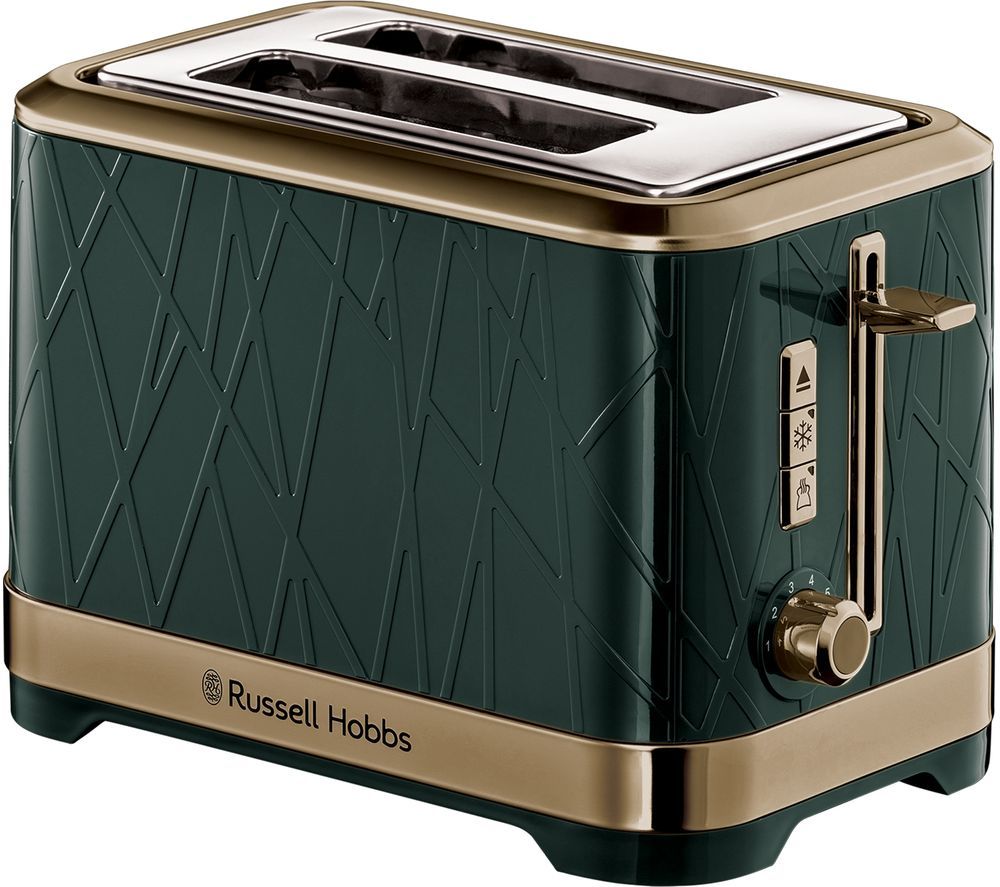 RUSSELL HOBBS Structure 26121 2-Slice Toaster - Emerald Green