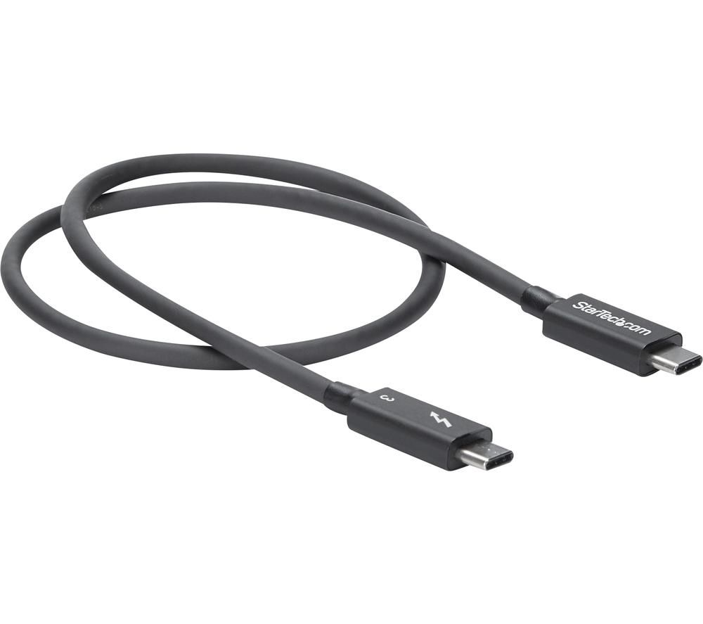 Buy STARTECH TBLT34MM50CM Thunderbolt 3 Cable 0.5 m Free Delivery