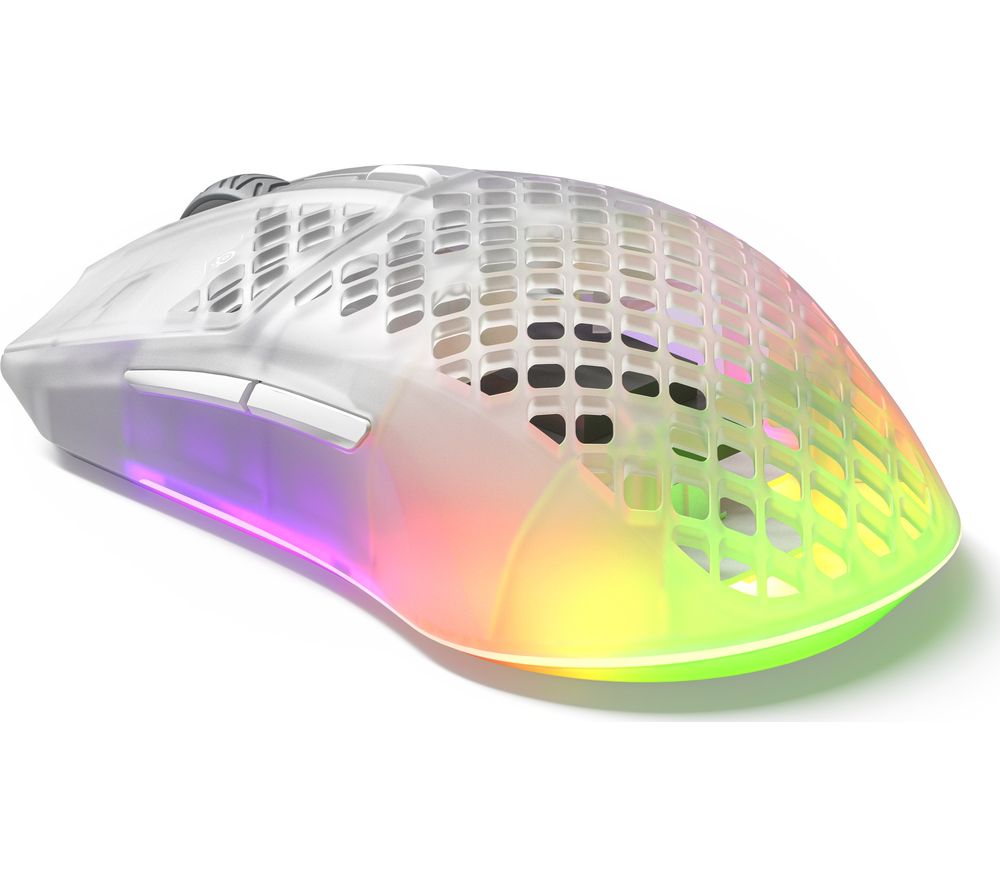 STEELSERIES Aerox 3 Ghost RGB Wireless Optical Gaming Mouse review