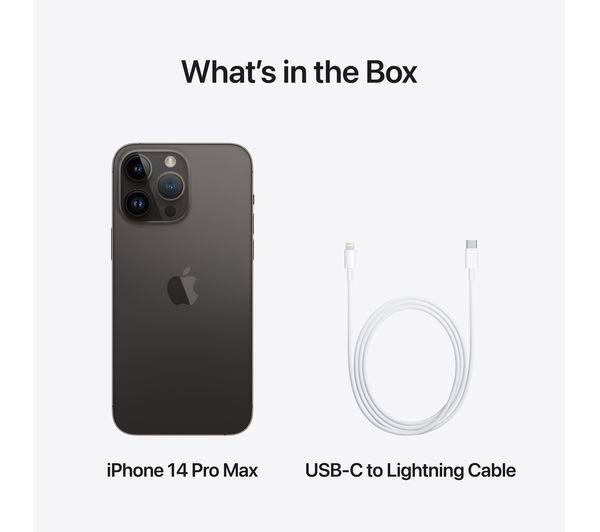 MQAF3ZD/A - APPLE iPhone 14 Pro Max - 512 GB, Space Black - Currys