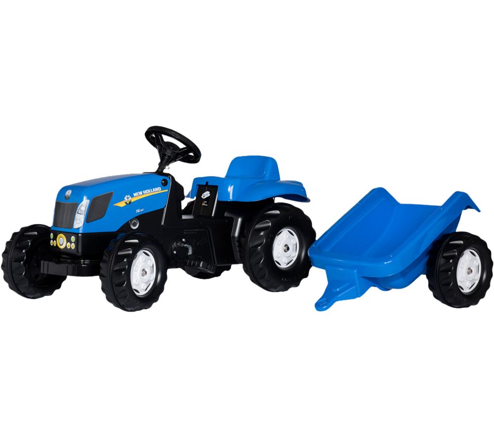 rollyKid New Holland Kids' Ride-on Toy - Black & Blue
