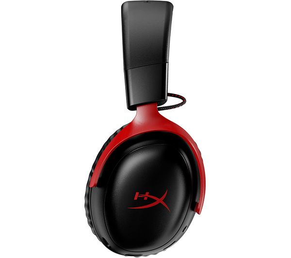 HYPERX Cloud III Wireless Gaming Headset - Black & Red - 77Z46AA