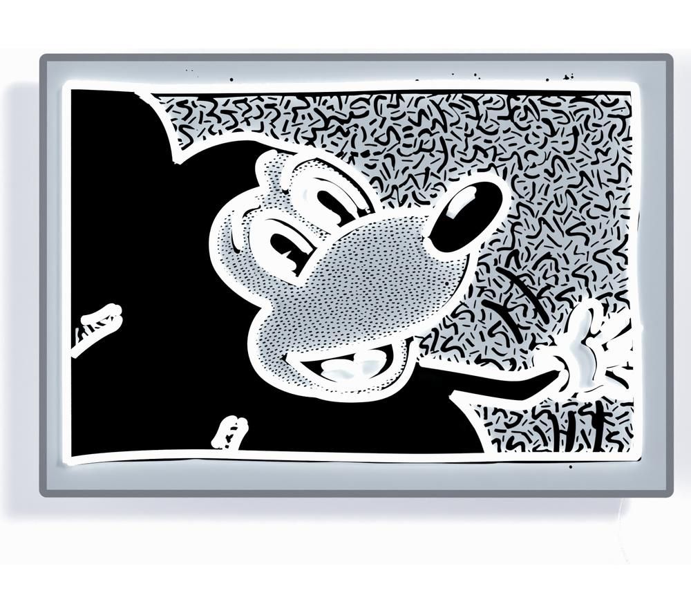 Disney x Keith Haring Mickey 2 LED Wall Lamp - Black & White