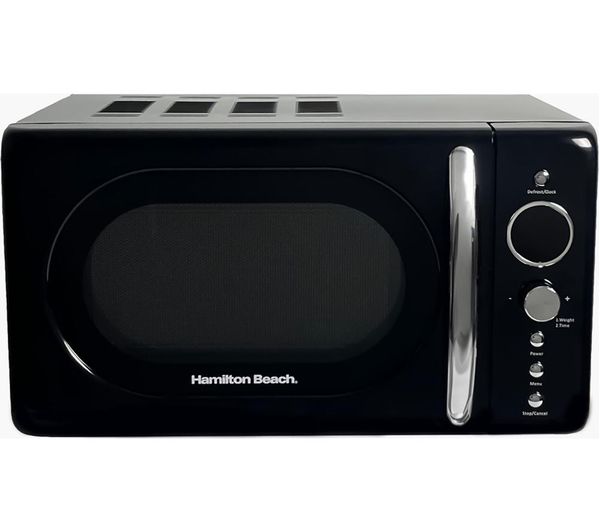 Hamilton Beach Retro Hb70h20b Compact Solo Microwave Black