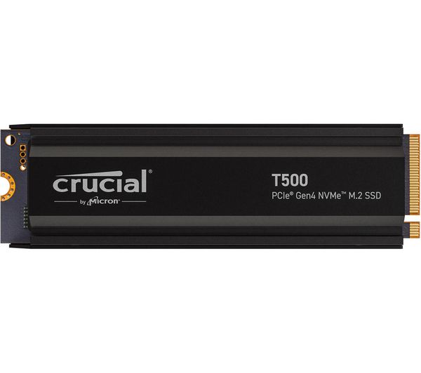 CRUCIAL T500 M.2 Internal SSD with Heatsink - 1 TB