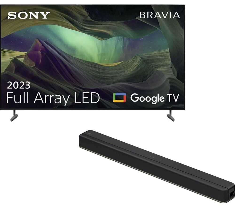 BRAVIA KD-65X85LU 65" Smart 4K Ultra HD HDR LED TV with Google Assistant & HT-X8500 2.1 All-in-One Sound Bar with Dolby Atmos Bundle
