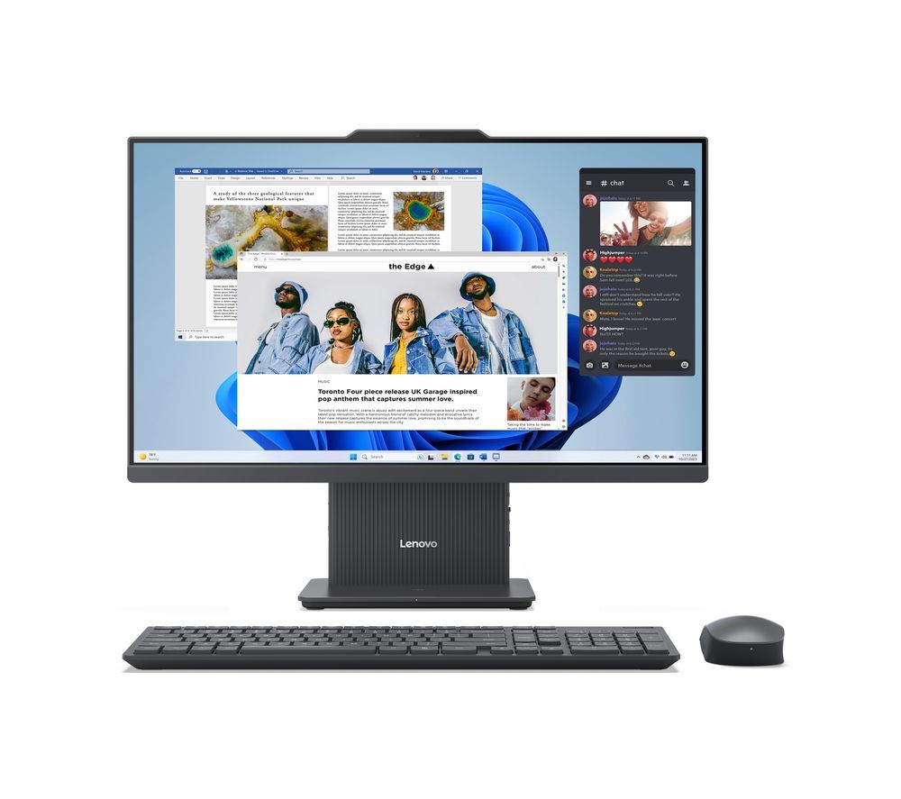 IdeaCentre AIO 23.8" All-in-One PC - AMD Ryzen 5, 512 GB SSD, Grey