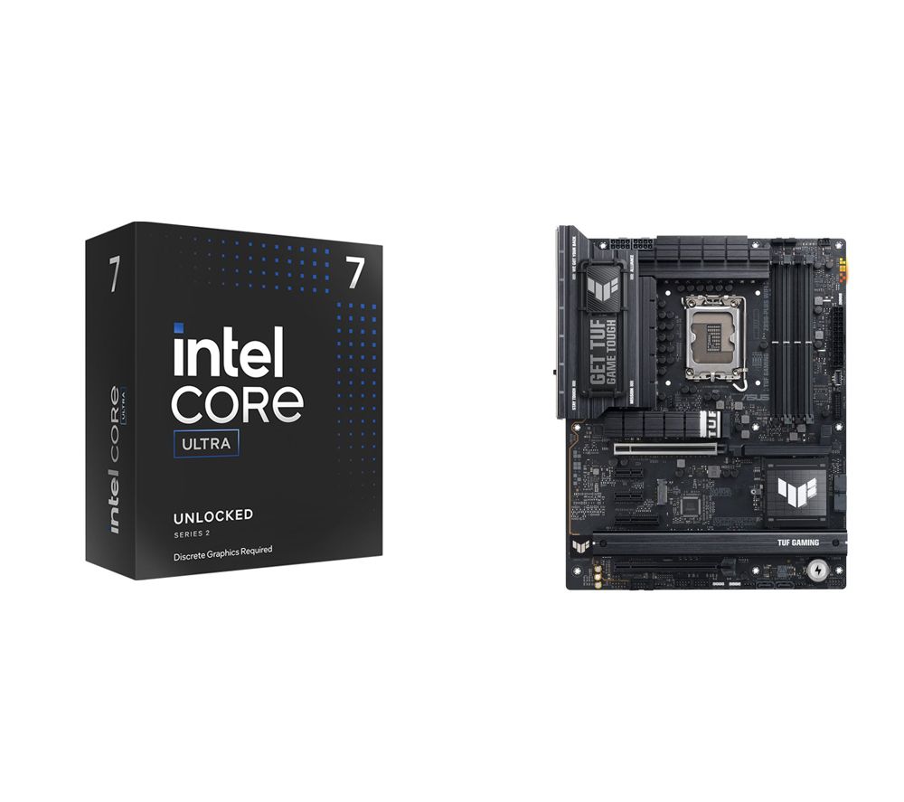 Core™ Ultra 7 265K Unlocked Processor & TUF Gaming Z890-PLUS WIFI LGA1851 Motherboard Bundle