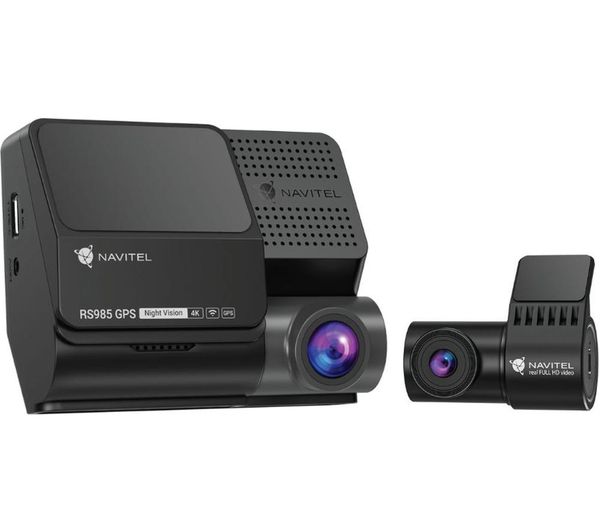Navitel Rs985 Gps Dual 4k Ultra Hd Front Full Hd Rear Dash Cam Black