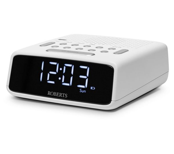 Roberts Ortus Fm Clock Radio White