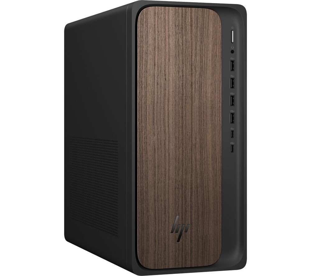 OmniDesk M03-0001na AI Desktop PC - Intel® Core™ Ultra 5, 1 TB SSD, Dark Wood