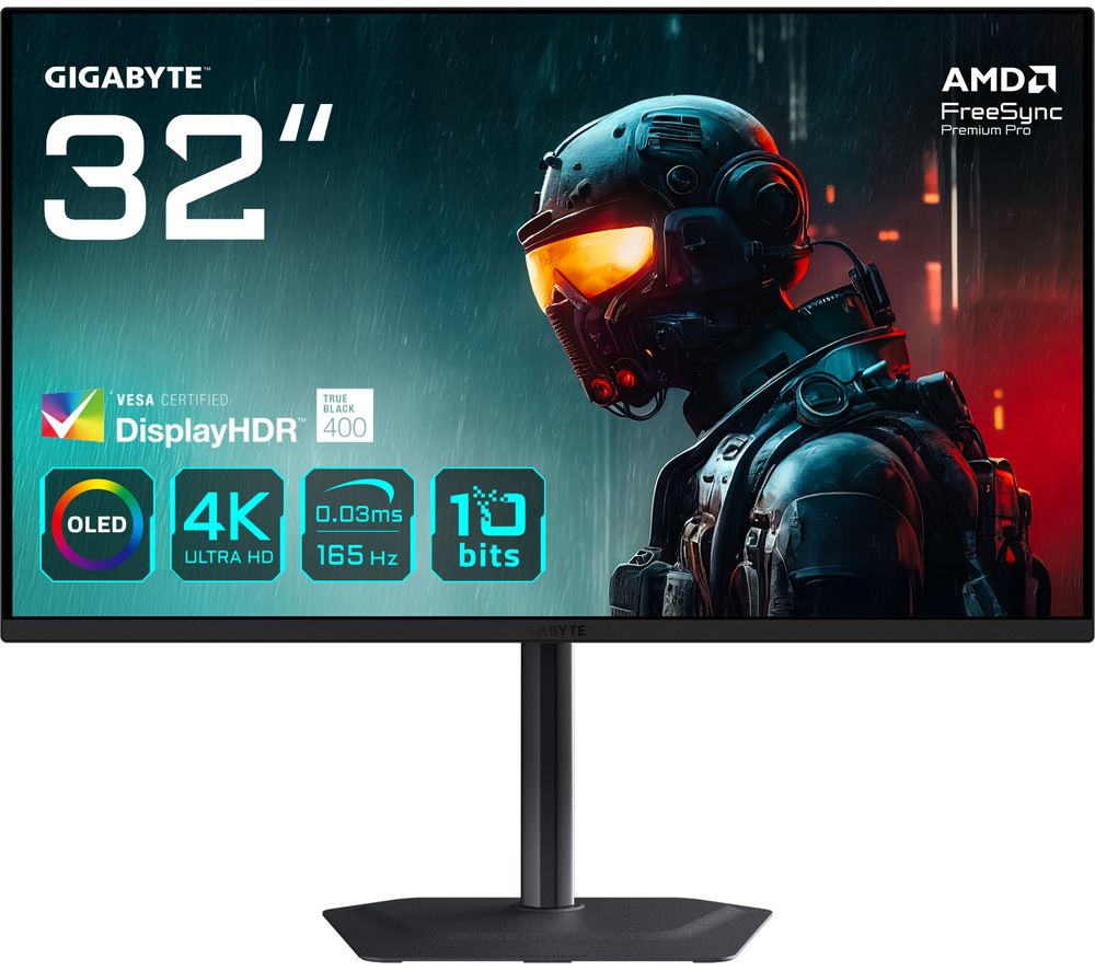 MO32U 4K Ultra HD 31.5" QD-OLED Gaming Monitor - Black