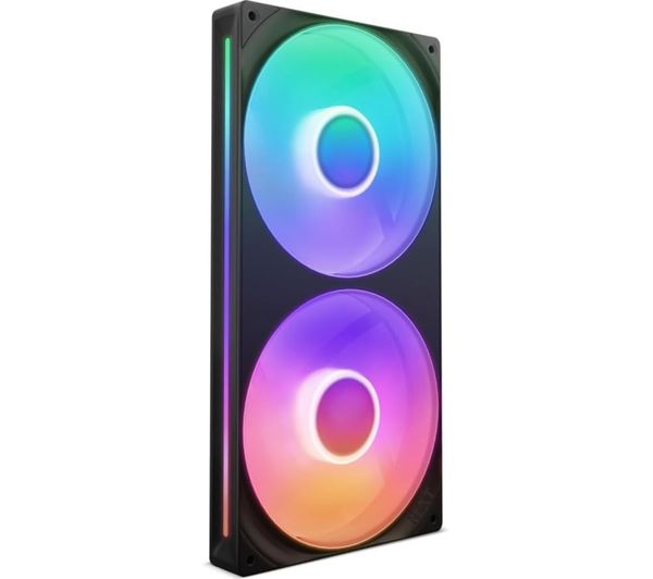 Nzxt F280 Rgb Core 280 Mm Dual Case Fan Unit Rgb Led Black