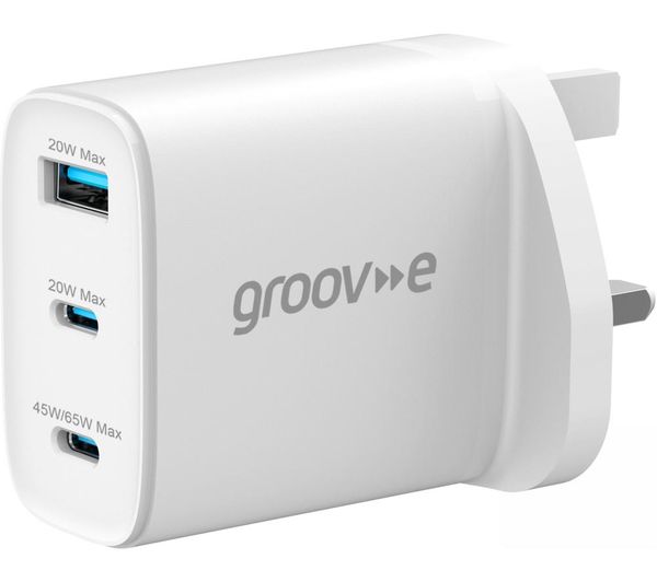 Groov E Gvma109we 65 W Gan Usb Charger