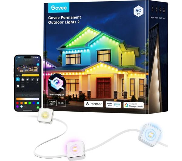 Govee Permanent H705d Smart Outdoor Lights 2 15 M White