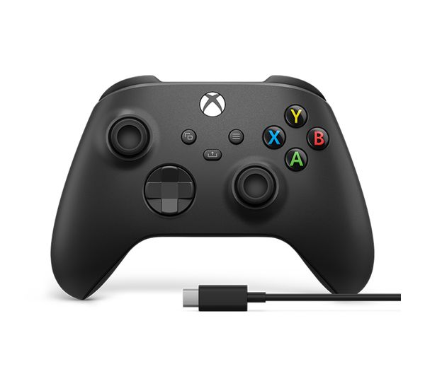 Xbox Wireless Controller With Usb Type C Cable Carbon Black