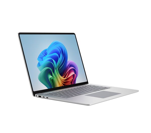An image of MICROSOFT Surface Laptop 15", Copilot+ PC - Snapdragon X2 Plus, 512 GB SSD, Platinum