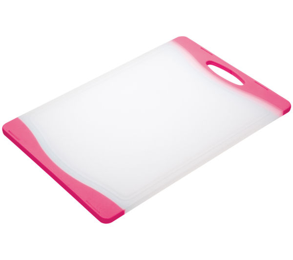 COLOURWORKS 35 cm x 24 cm Cutting Board - Pink, Pink