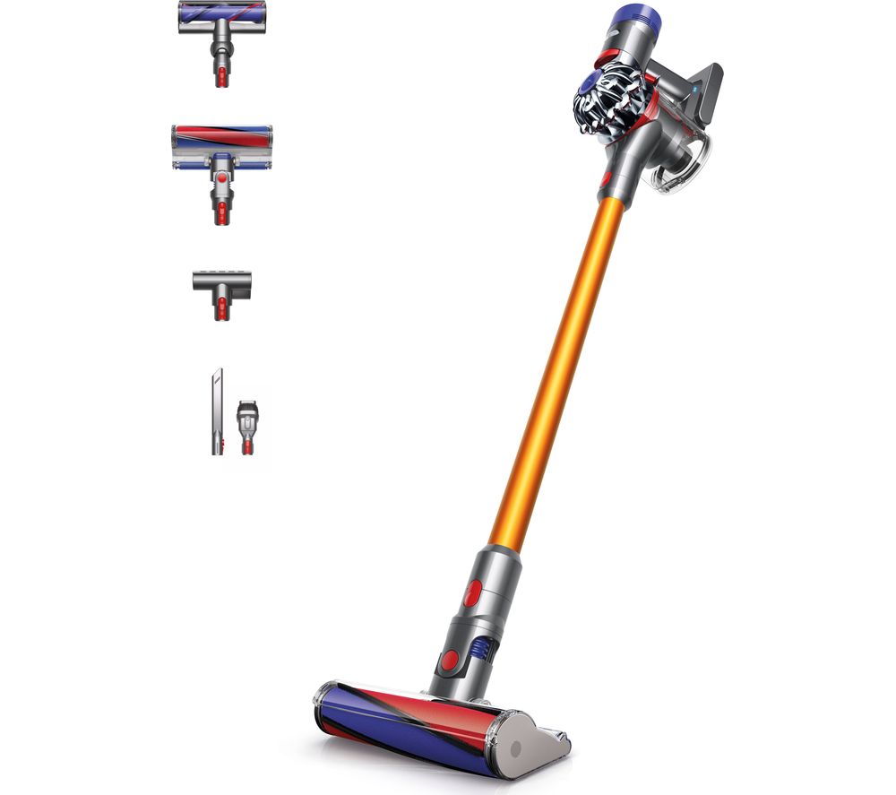 Buy DYSON V8 Absolute Cordless Bagless Vacuum Cleaner - Nickel & Iron ...