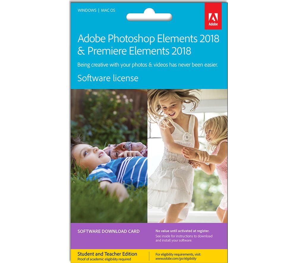 adobe photoshop elements 2018 & premiere elements 2018 download