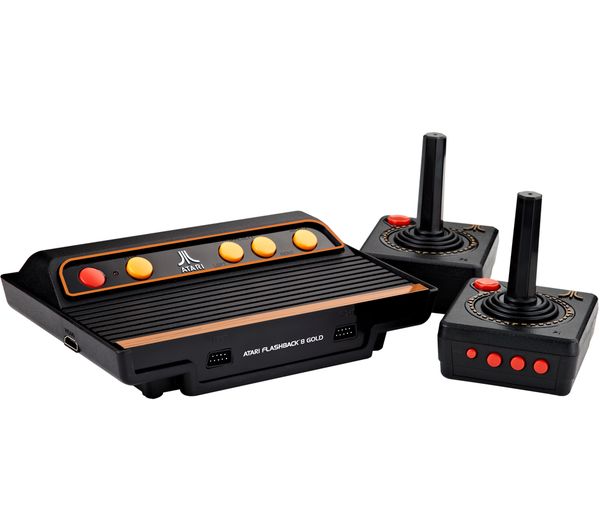 Console Atari Flashback 8 Gold (Noire) - Console De Salon Rétro - Complète