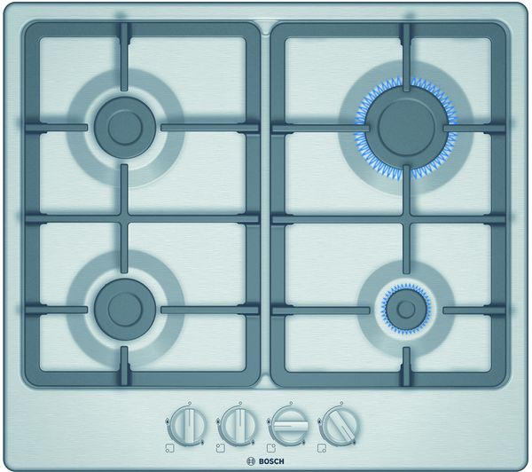 Bosch Serie 2 Pgp6b5b90 Gas Hob Stainless Steel