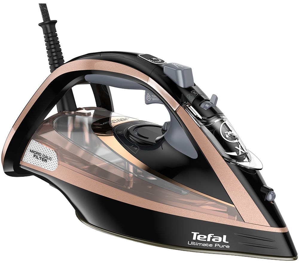 Ultimate Pure FV9845 Steam Iron - Black & Rose Gold