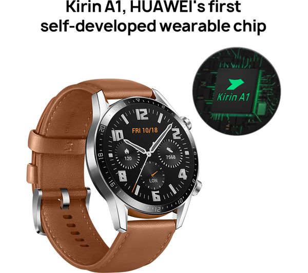 HUAWEI Watch GT2 46mm Classic / Pebble Brown / Smart Watch / Long-time  battery