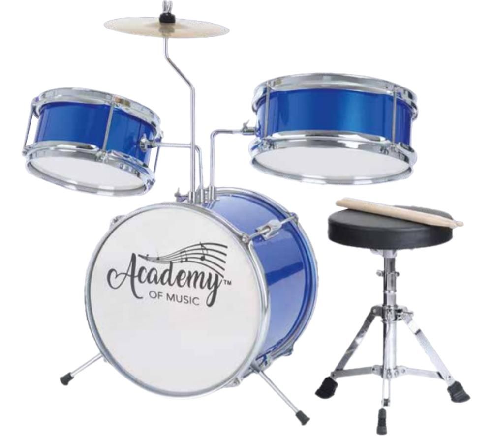 Academy Of Music TY6017 Drum Set - Blue & White