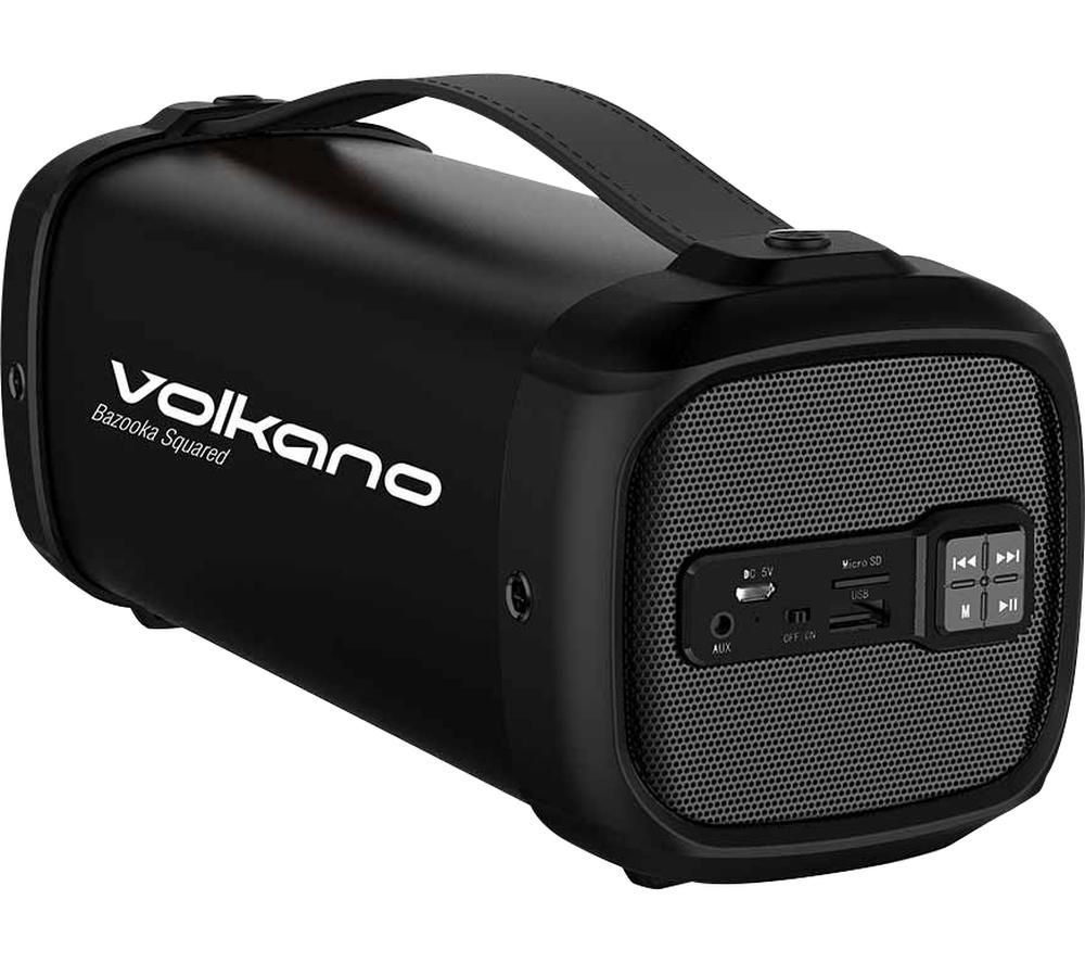 VOLKANO Bazooka Squared Series VK-3030-BK Portable Bluetooth Speaker Review