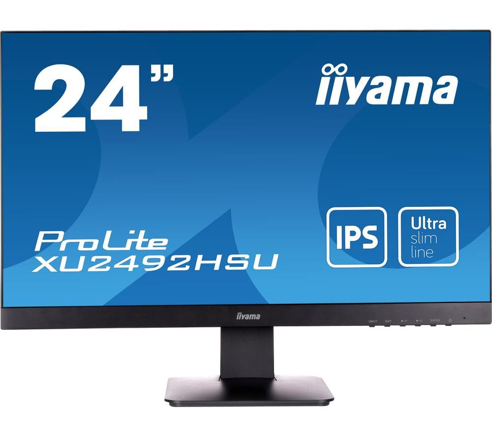 IIYAMA ProLite XU2492HSU-B1 24″ Full HD LCD IPS Monitor – Black, Black