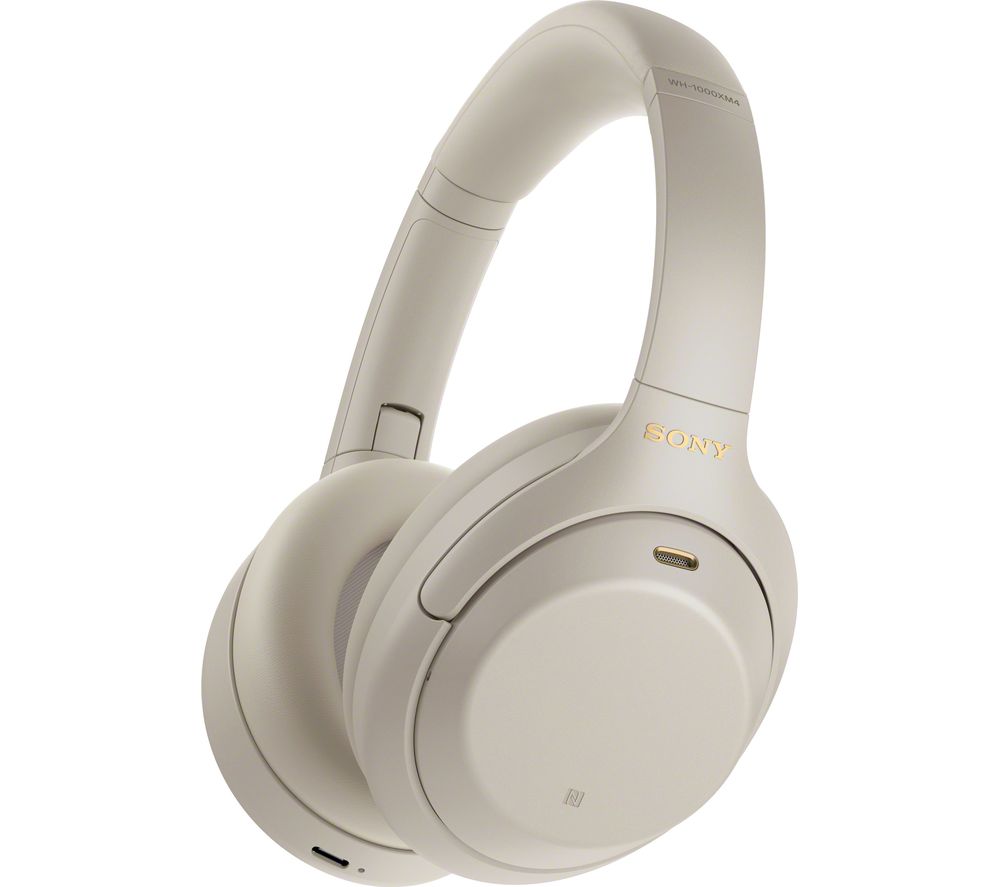 SONY WH-1000XM4 Wireless Bluetooth Noise-Cancelling Headphones - Silver
