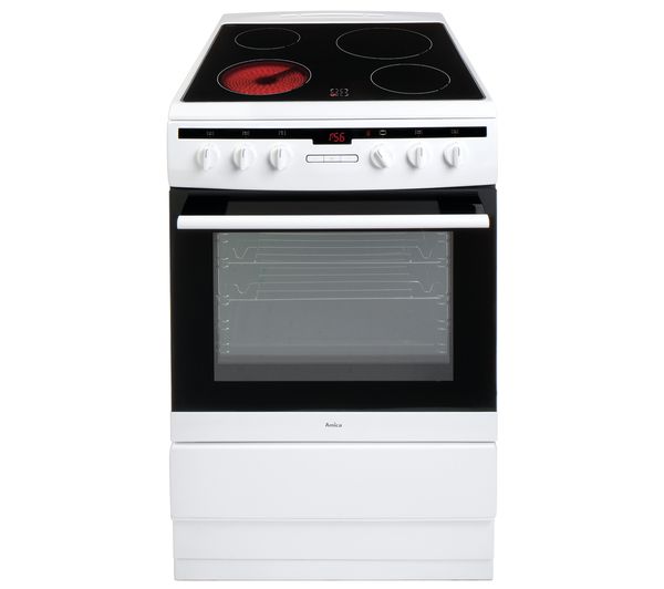 Amica 608ce2taw 60 Cm Electric Ceramic Cooker White