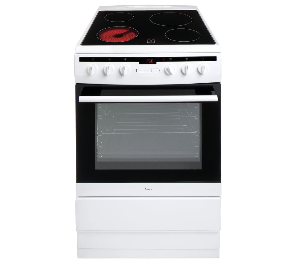 608CE2TAW 60 cm Electric Ceramic Cooker - White