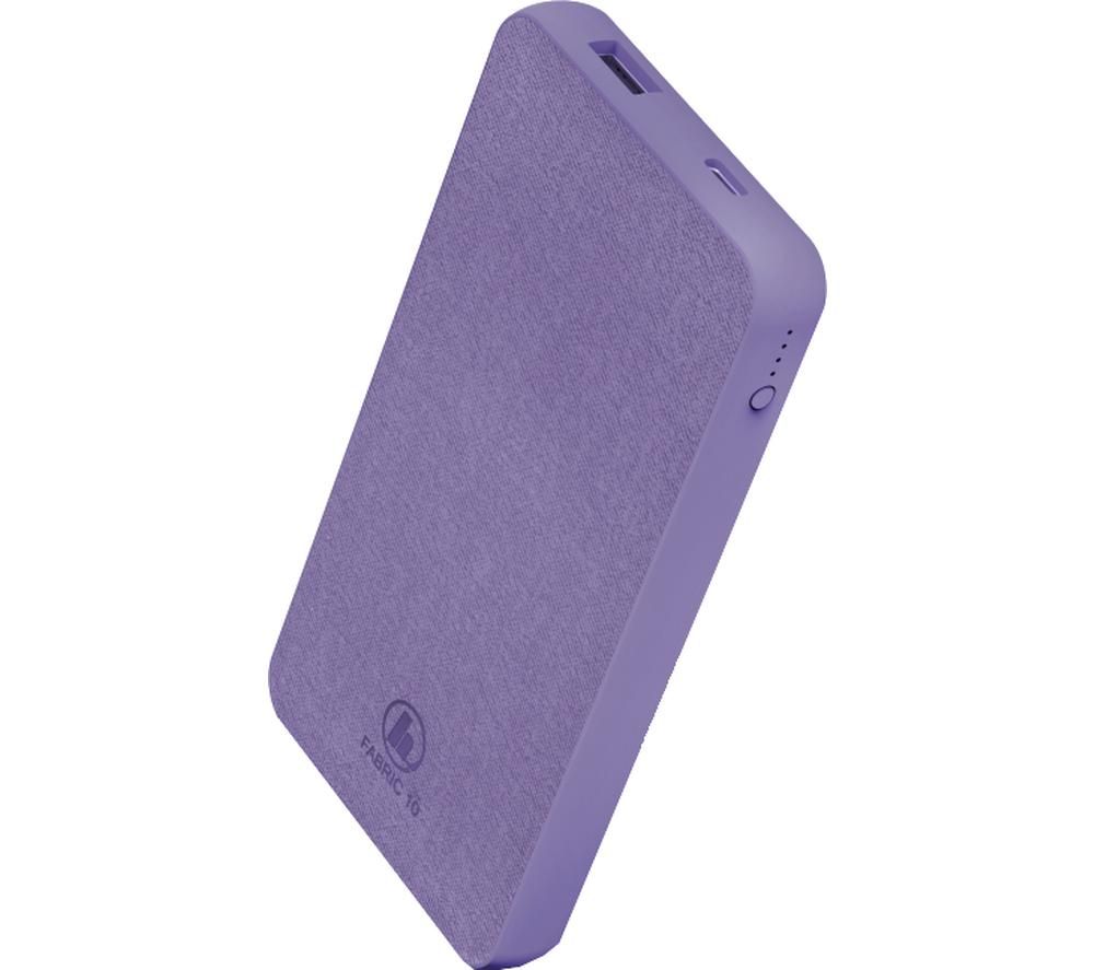 HAMA Essential Line Fabric 10 Portable Power Bank – Purple