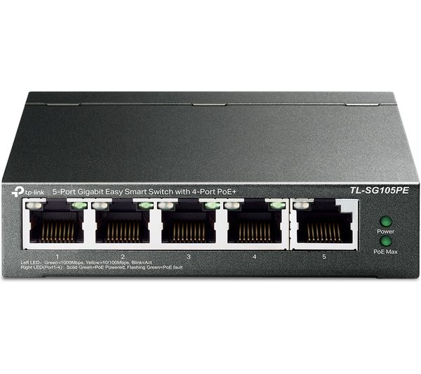 Image of TP-LINK TL-SG105PE Easy Smart Managed Network Switch - 5 port