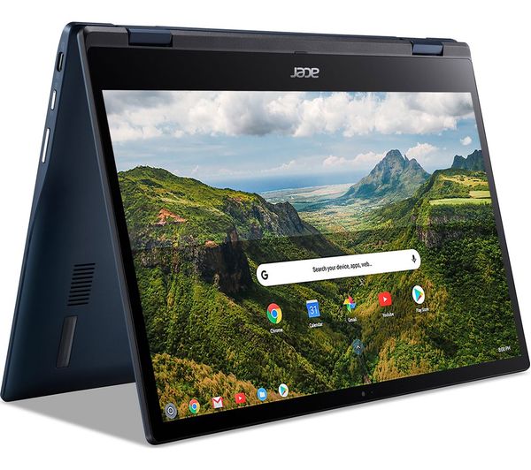 Acer Spin 513 Lte 133 2 In 1 Chromebook Snapdragon 7c Gen 2 128 Gb Emmc Blue