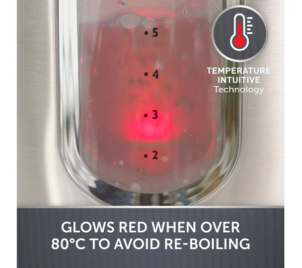 VKT192 BREVILLE Edge Still Hot VKT192 Jug Kettle Stainless Steel